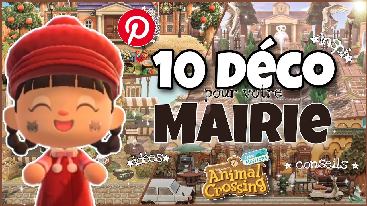 10 idées déco pour la mairie 🏫✨️ (conseils, inspi...) Animal crossing New horizons | Nayplu's 🌞