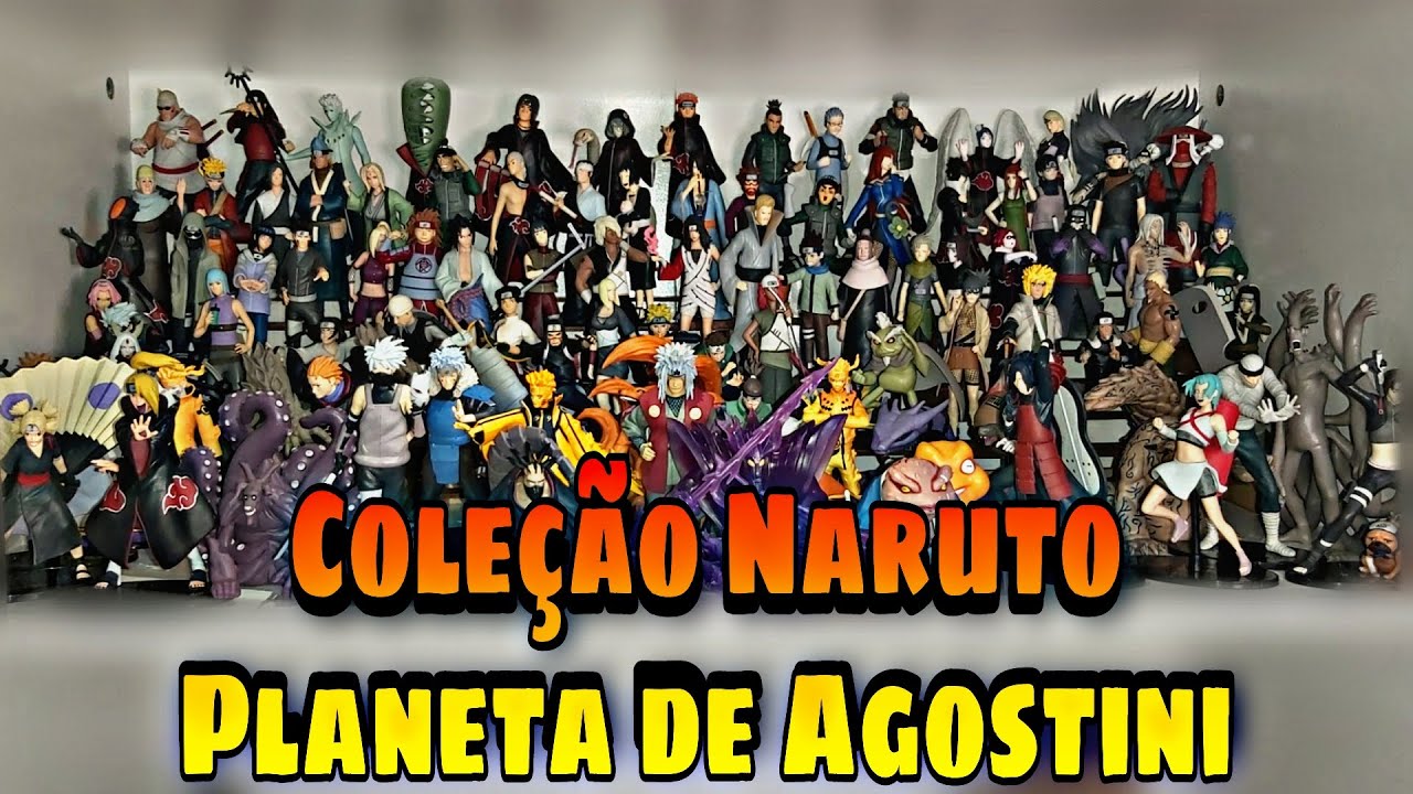MINHA COLEÇÃO COMPLETA NARUTO SHIPPUDEN/100 ACTION FIGURE /Miniatura /Planeta deagostini/altaya