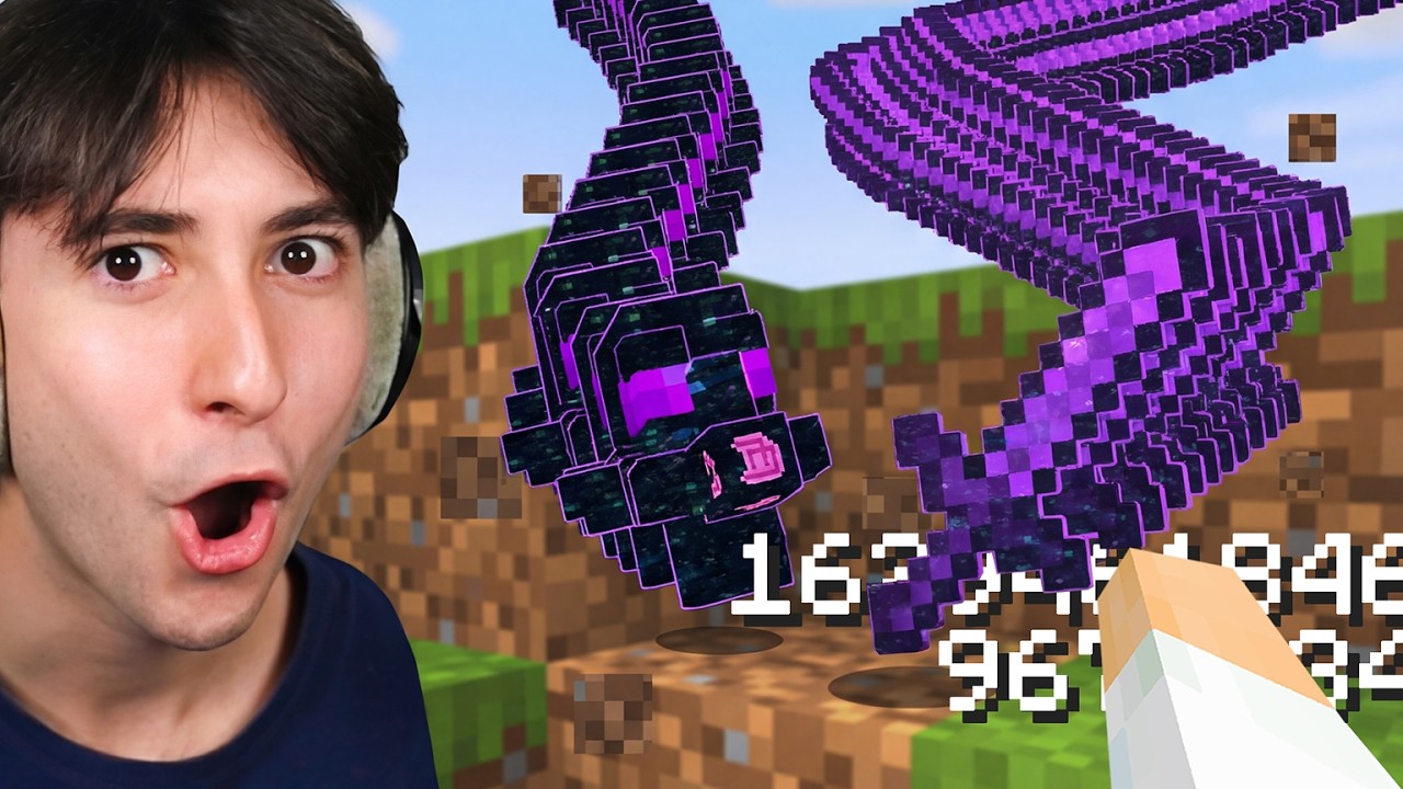 Minecraft, But Every Drop is Immortal & Multiplied