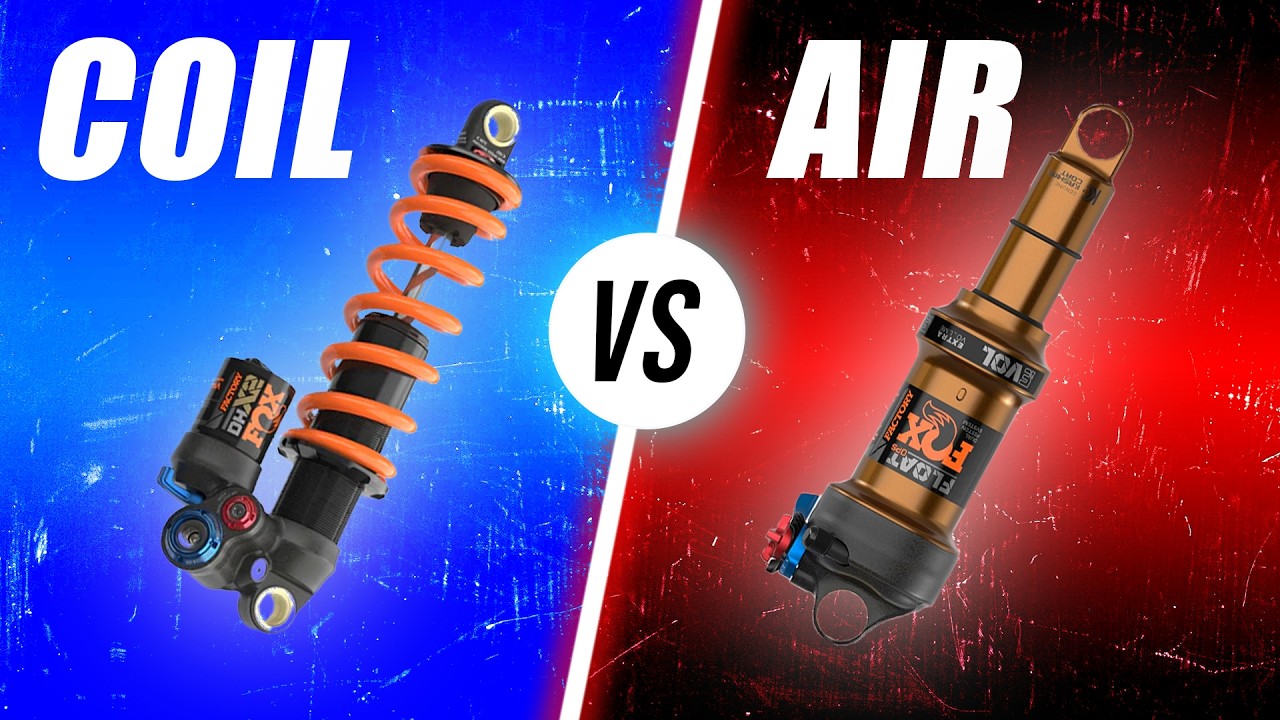 ¿Qué es mejor para la bicicleta de montaña? shock de aire vs shock de resorte. Enduro, dh, xc