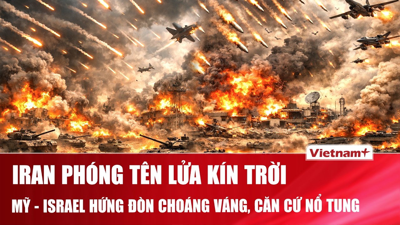 TOÀN CẢNH THẾ GIỚI 14/3: Iran “xả hận” phóng tên lửa phủ kín trời, Mỹ - Israel hứng đòn choáng váng