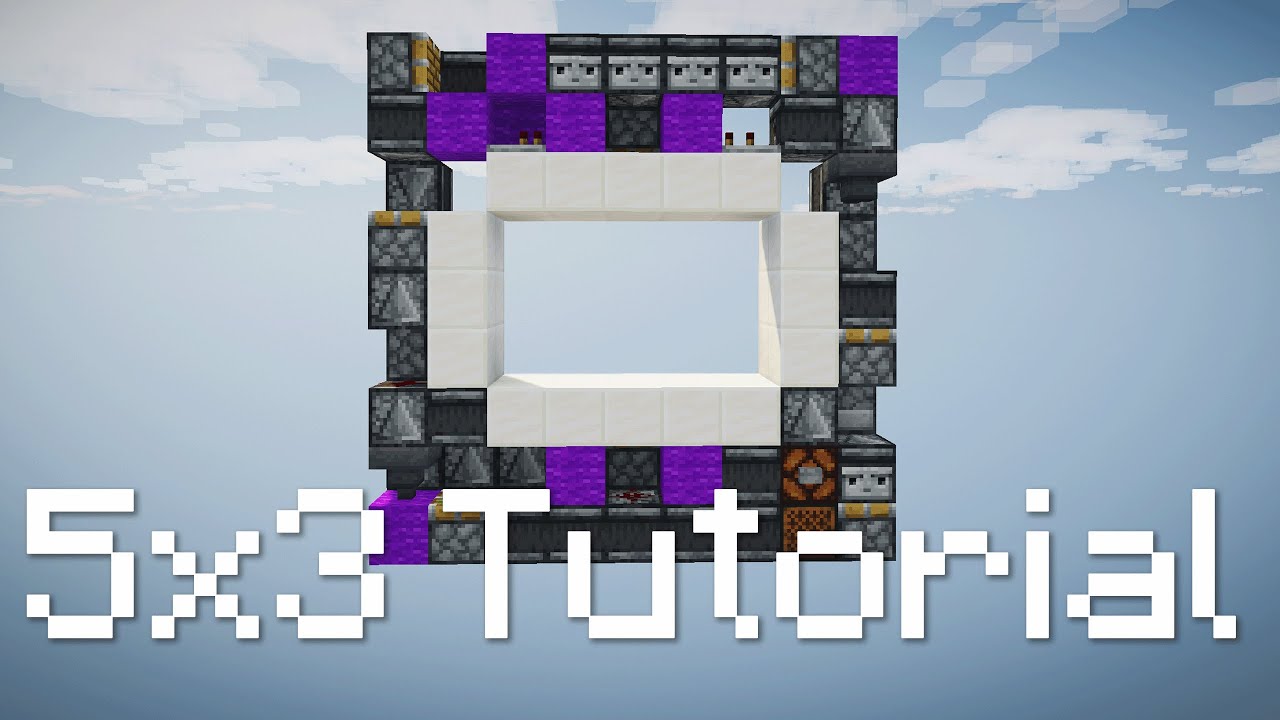 Compact 5x3 Door Tutorial (Works on 1.21.10)