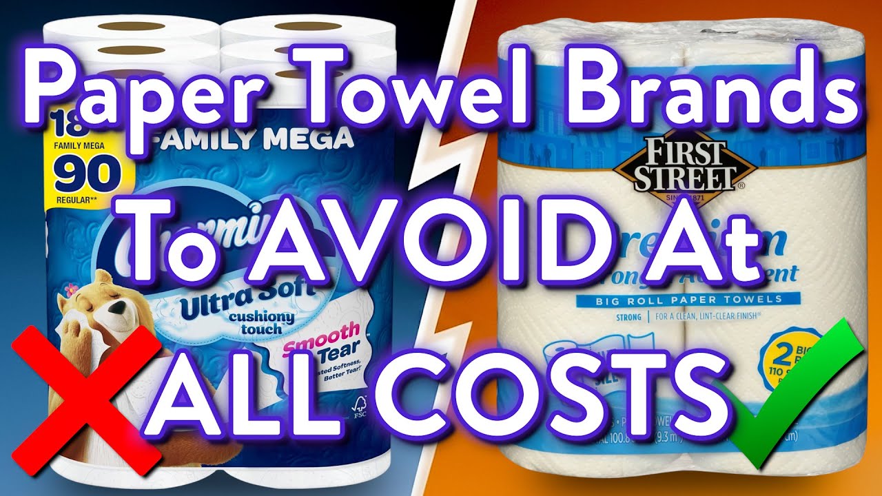 9 Paper Towel Brands To AVOID (And The 2 That Are Worth It)