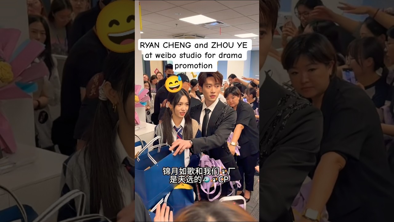Zhou ye and Ryan cheng at weibo studio for drama promotion #ryancheng #zhouye #legendoffalegeneral