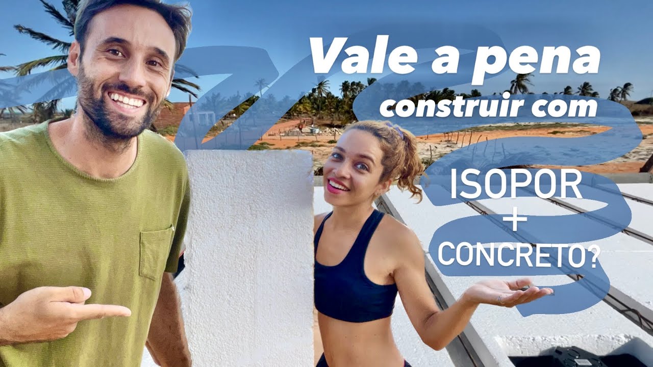 Construindo nossa casa com ISOPOR parte 2 | Laje de EPS e tijolos de concreto!