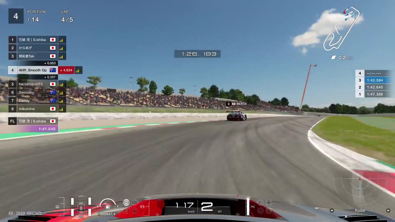Picking a Manu and racing on Race B