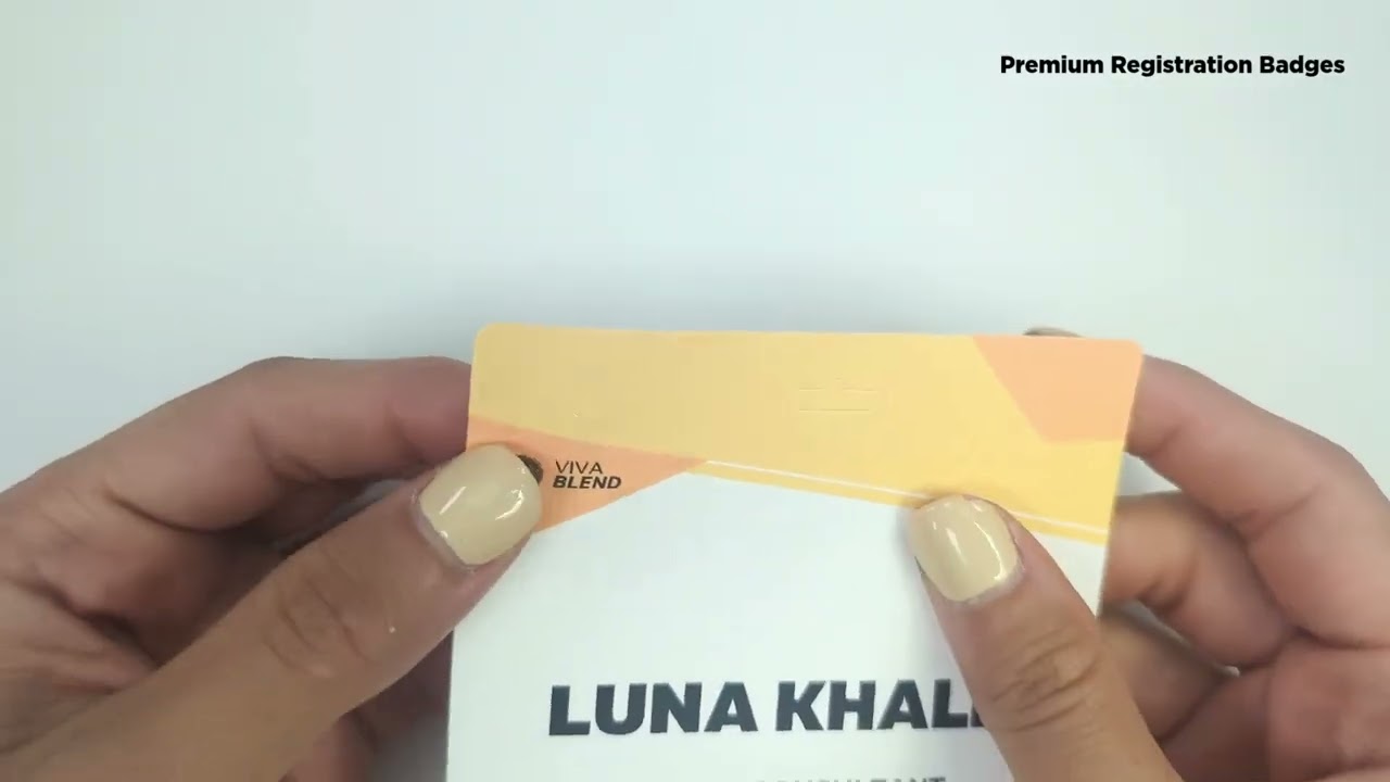 Premium Registration Badges &ndash; Full Colour & Fast Delivery