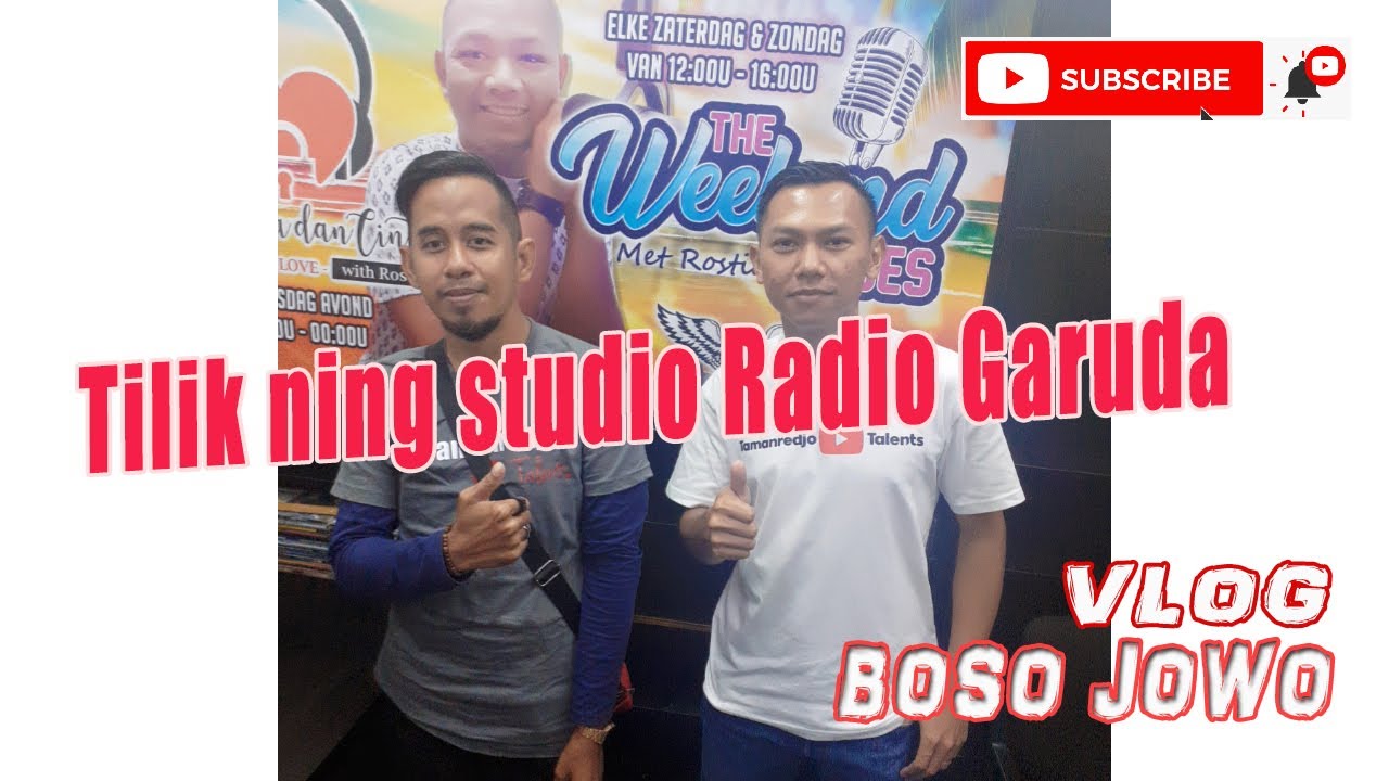 Tilik ning studio Radio Garuda - Vlog Jowo Songko Suriname