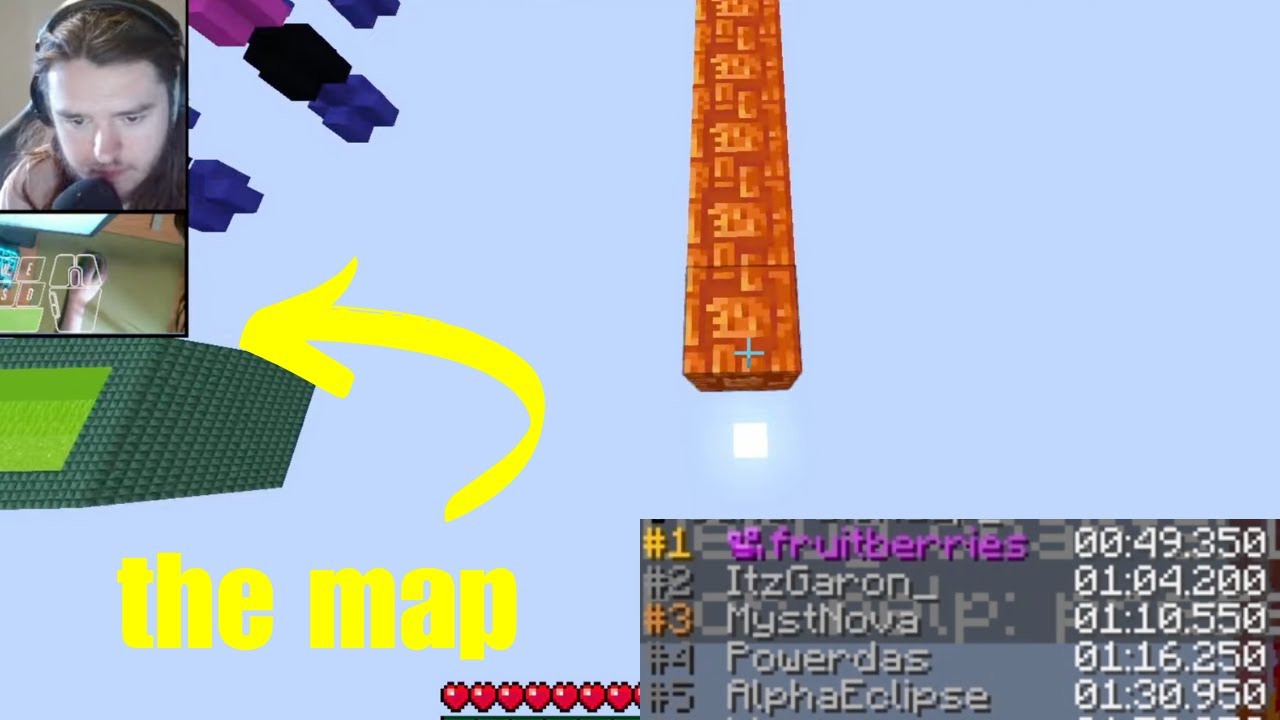 fruitberries cheeses a parkour map for first place