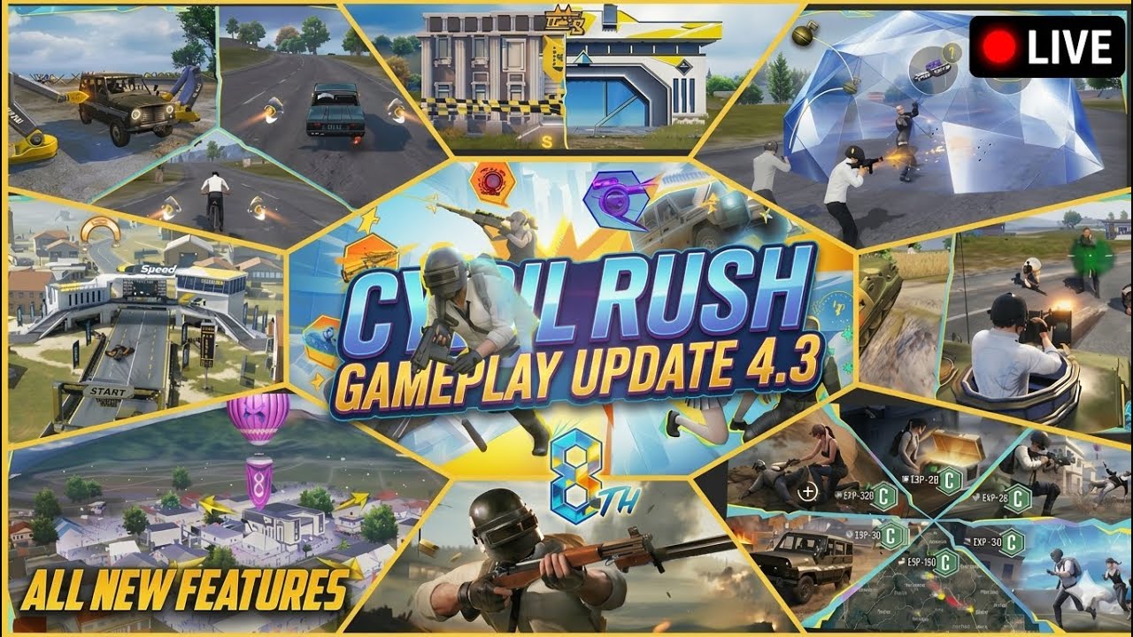 PUBG 4.3: THE 8TH ANNIVERSARY IS HERE! 🎂 (New Roles & M1 Garand) 🔴 Cyril yt