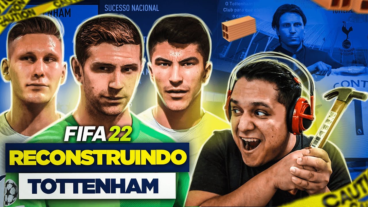 RECONSTRUINDO O TOTTENHAM!! FIFA 22 Modo Carreira!! 😍🔥