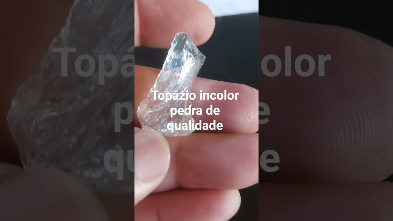 topázio incolor pedra de qualidade