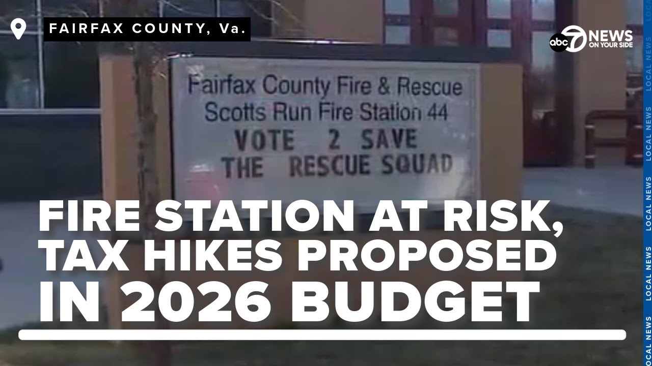 Fairfax County releases 2026 budget proposal, fire departments potentially impacted
