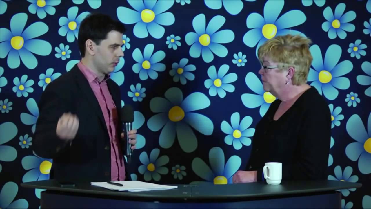SD TV intervjuar Lena Mellin på Aftonbladet