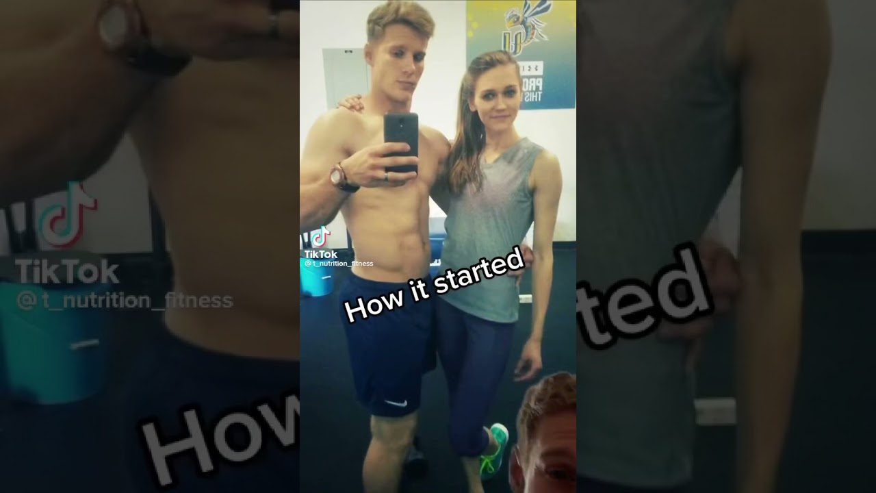 Gym couple transformation #shorts