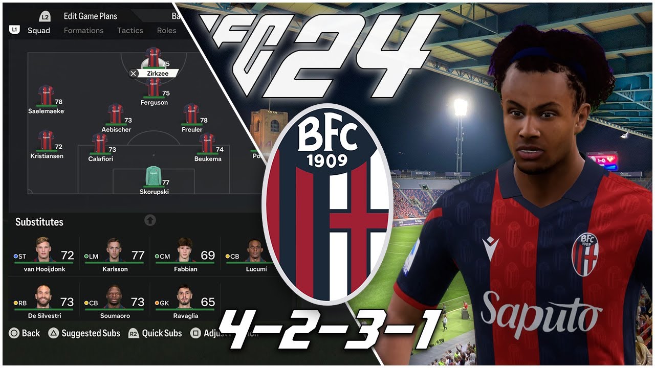 Thiago Motta's  4-2-3-1 Balogna Tactics Explained | EA FC 24
