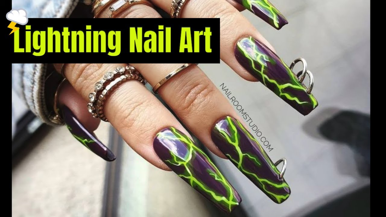 🌩 Lightning Nail Art, Lightning Fast