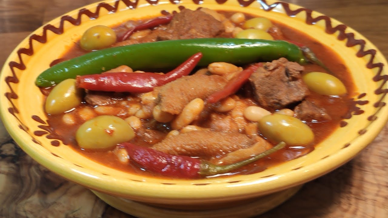 RAGOÛT HARICOTS BLANCS AUX TRIPES, (LOUBIA)لوبيا أو الفاصوليا البيضاء بالكرشة (الشمنكة)