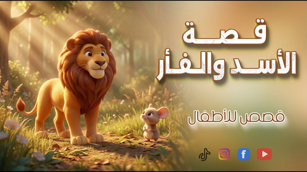 Bedtime Stories for Kids in English 🌙 The Lion and the Mouse 🦁🐭 Moral Story