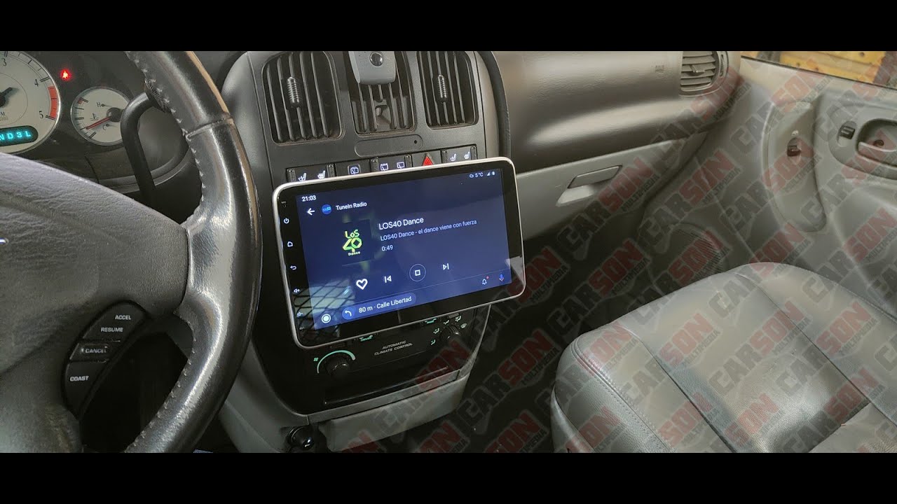 Instalación de Pantalla Carson 10" y Amplificador en Chrysler Voyaguer
