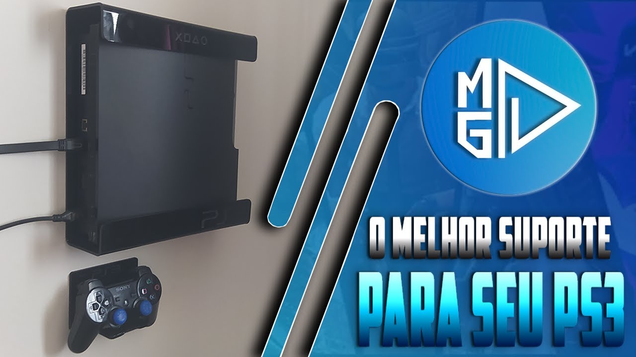 PS3 SUPORTE INCRIVEL PARA COLOCAR SEU PS3 NA PAREDE