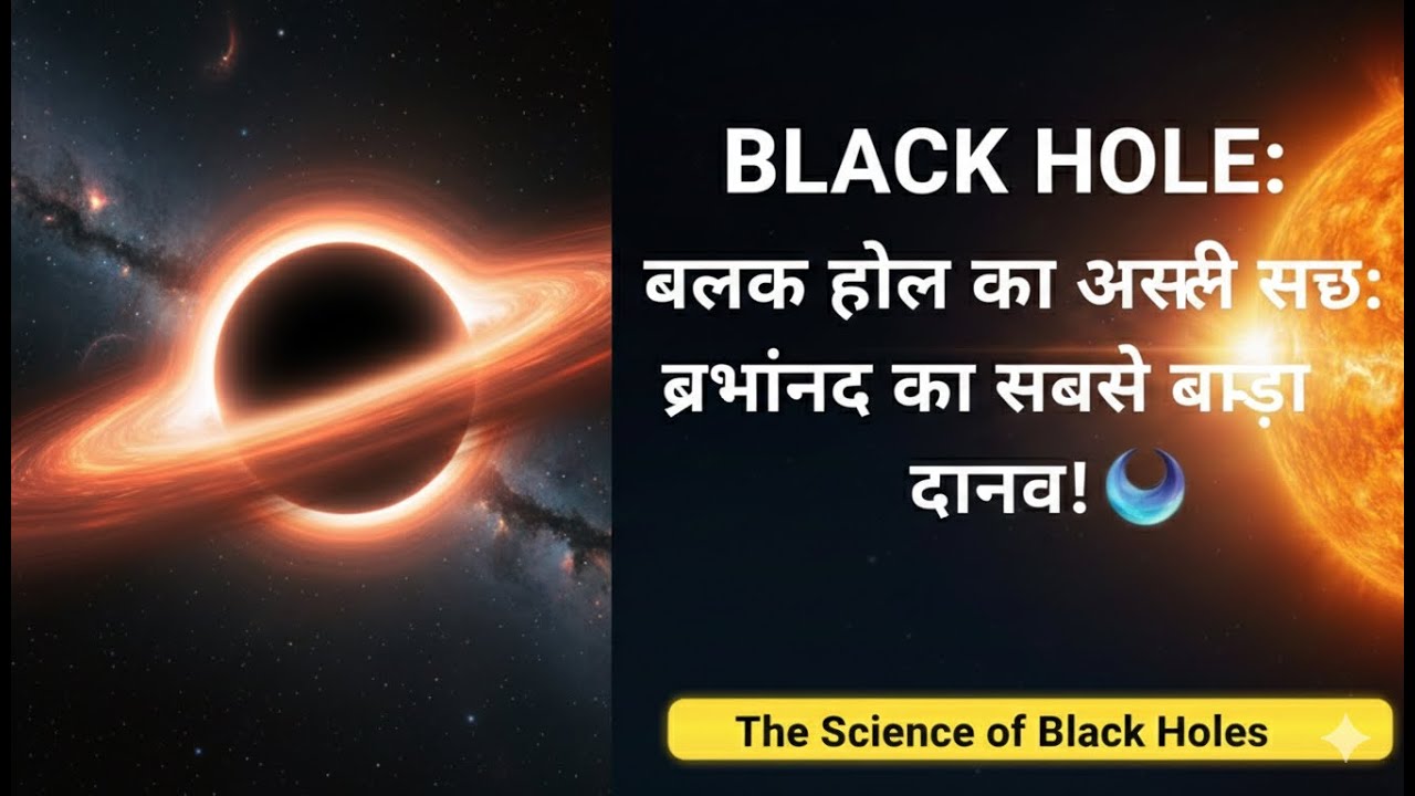 ब्लैक होल ब्रह्मांड का सबसे बड़ा रहस्य  Black Hole Explained in Hindi