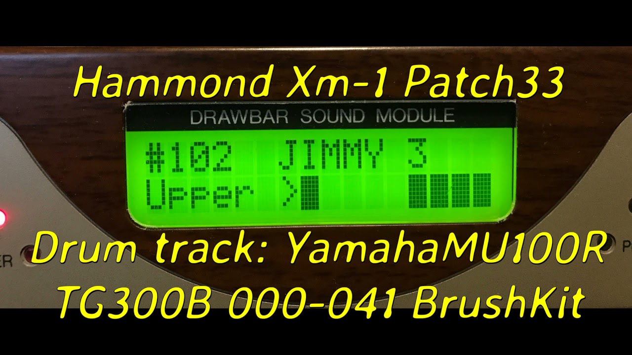 Hammond XM 1 Patch 33 soundtest