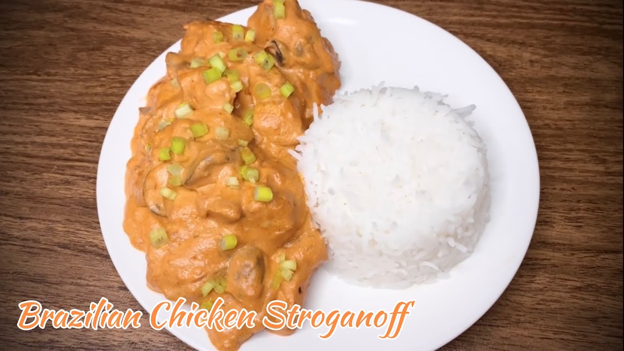 Brazilian Chicken Stroganoff | Quick and Easy Chicken Stroganoff | Creamy Chicken Stroganoff Recipe