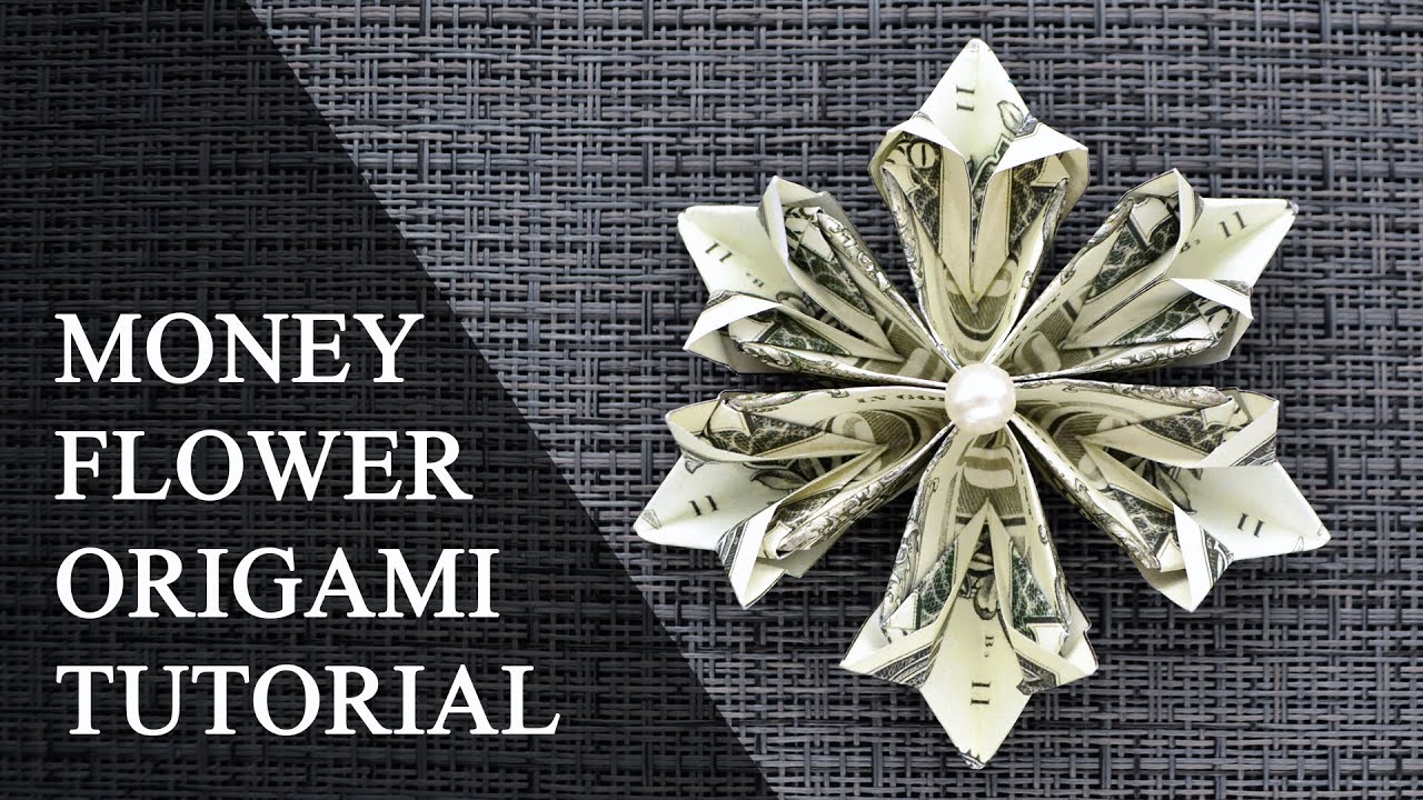 Nice MONEY FLOWER | Dollar Origami for Graduation | Tutorial DIY by NProkuda