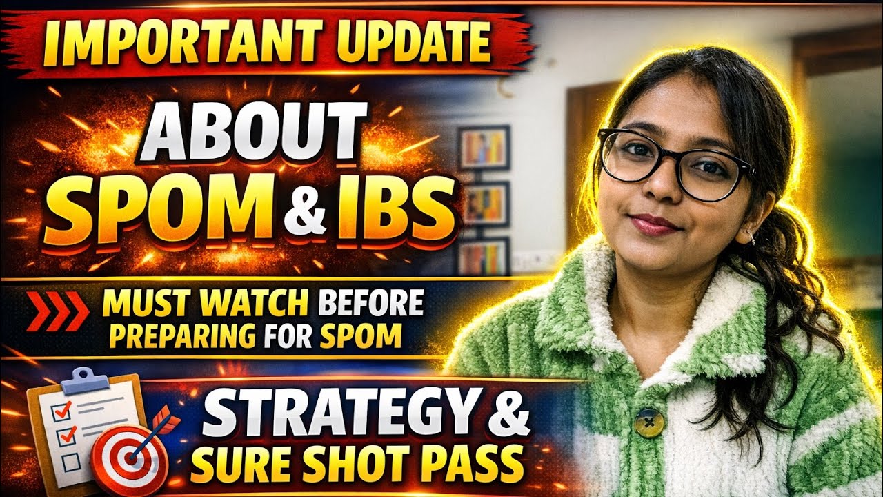 SPOM AND IBS STRATEGY THAT CAN SAVE YOUR ATTEMPT | MUST WATCH