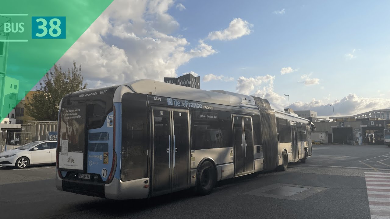[TRAJET] Retour Centre Bus - Iveco Urbanway 18 H