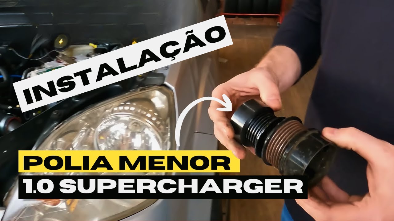 Instalação da Polia MENOR no SUPERCHARGER do Fiesta 1.0! - FTC ep. #15