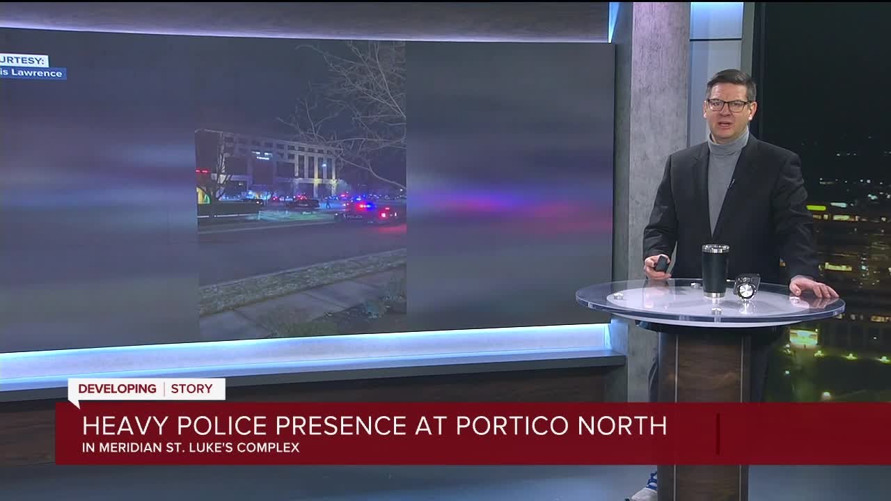 Heavy police response to incident at Portico North building near St. Luke's Meridian