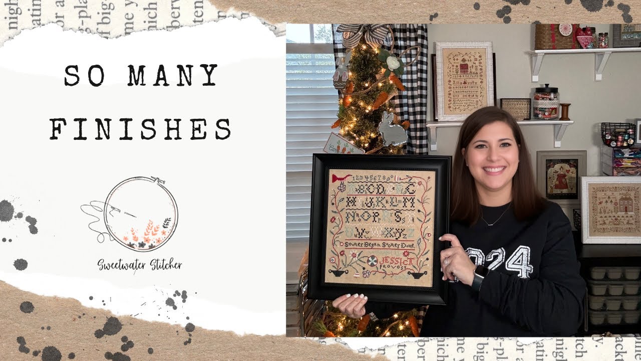 So Many Finishes : Sweetwater Stitcher Flosstube #68