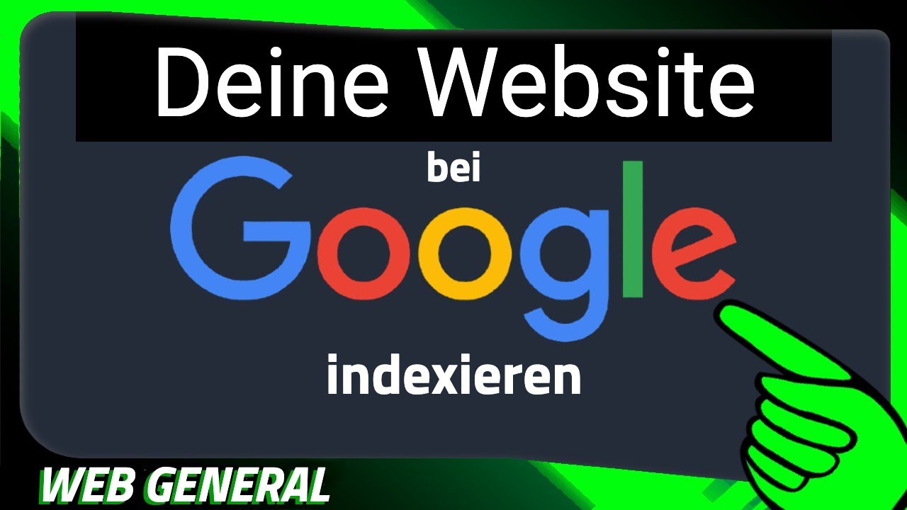 GOOGLE Search Console INDEXIERUNG beantragen