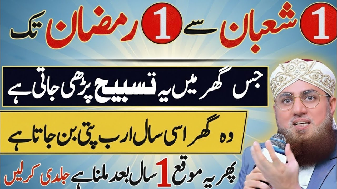 ✅Shab e Barat Se Ramzan Tak Ka Khas Amal | Rizq Barkat Aur Maghfirat Ka Raaz | Abdul Habib Attari
