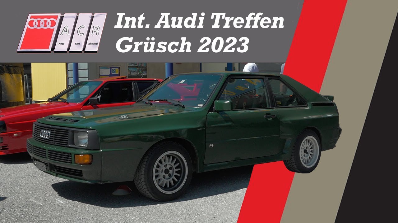 Int. Audi Treffen Grüsch 2023 | Impressionen | Sport Quattro | 4K