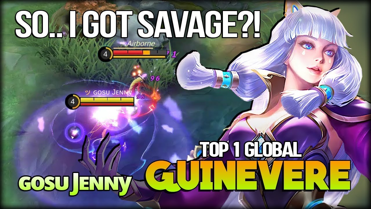 Amethyst Dance Savage?! ɢᴏsᴜ Jᴇɴɴy Top 1 Global Guinevere - Mobile Legends