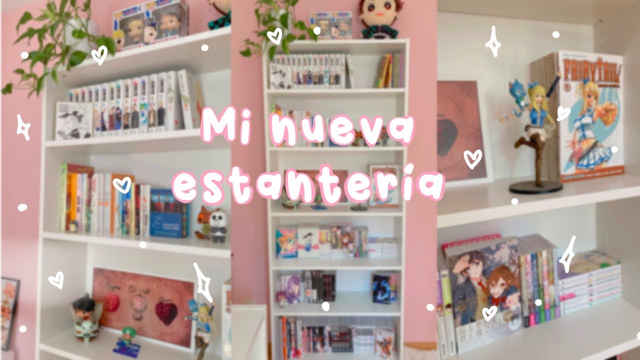 Tengo NUEVA  estantería  | ORGANIZANDO mis mangas 📚🌿