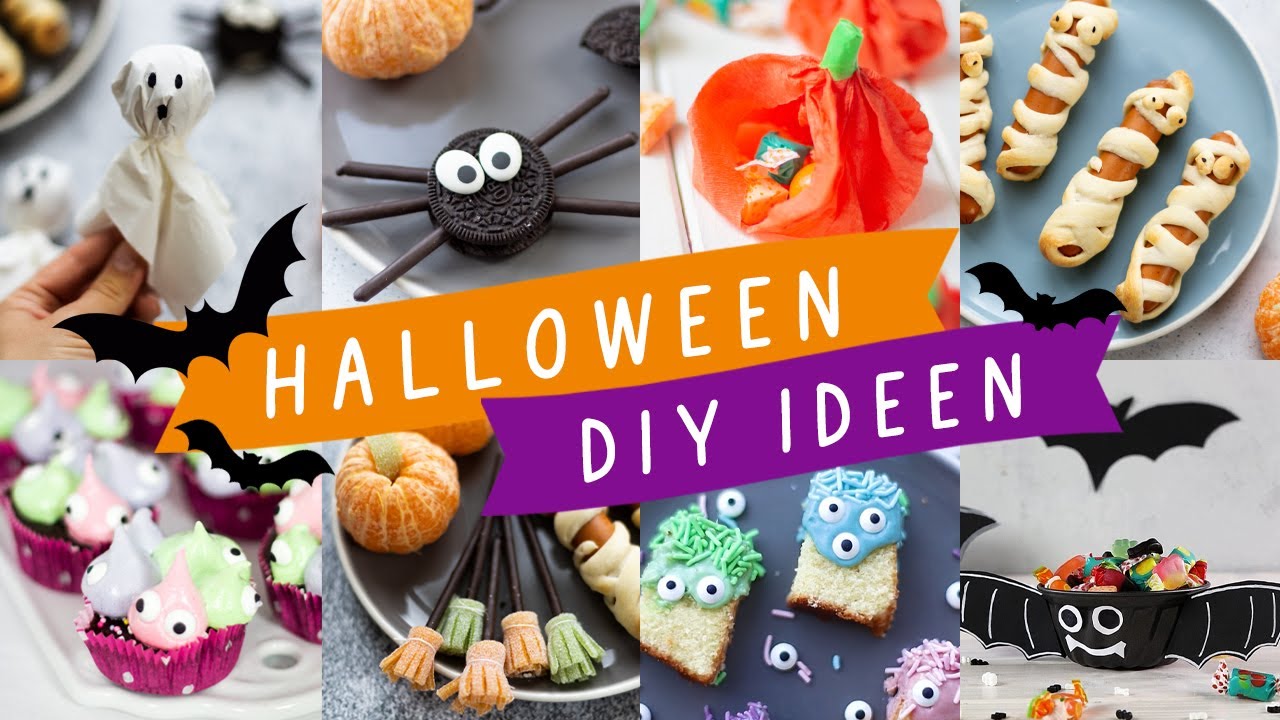 13 Halloween DIY's und Rezepte selber machen 🎃👻 Einfache und schnelle Halloween-Ideen (deutsch)