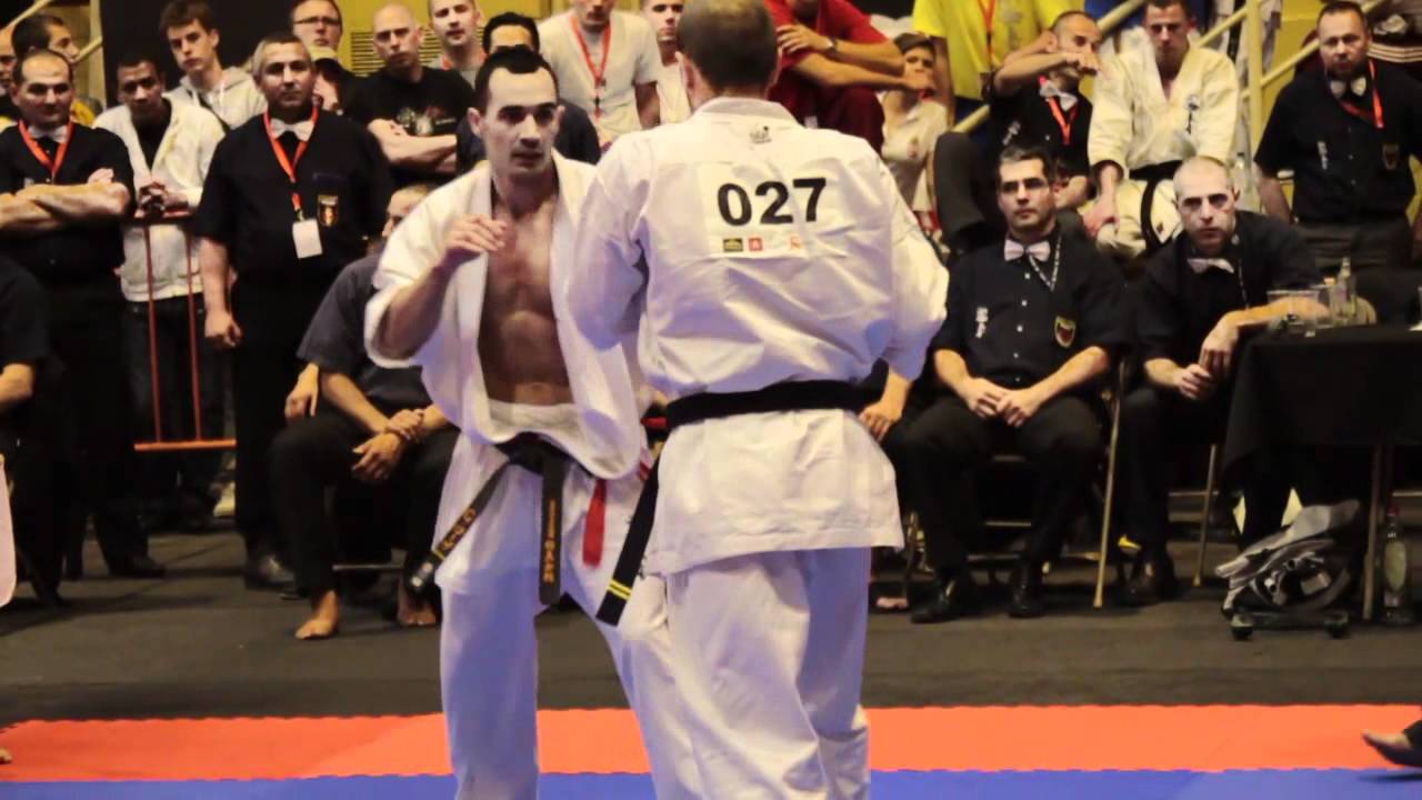 Gábor Rózsa vs Tskiklauri Mikheil - European Championship Shinkyokushin Belgium 2012