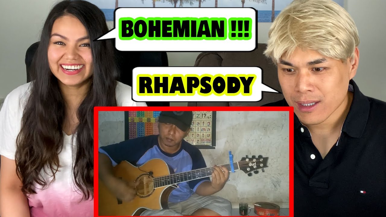 РЕАКЦИЯ на исполнение Алип Ба Та песни Queen - Bohemian Rhapsody (кавер в стиле фингерстайл)