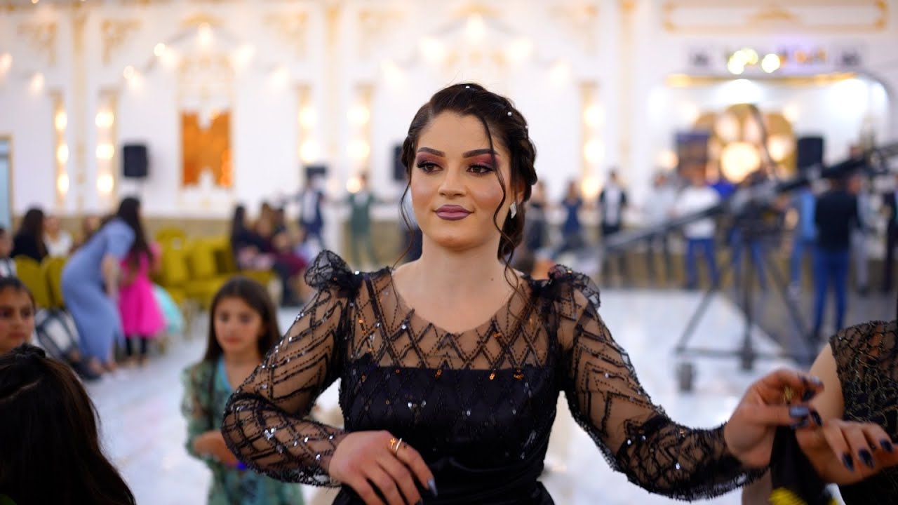 حفلة زفاف ناضم و نسرين في قاعة افين الملكي سنوني مقطع الرابع4 نيشان بعدري  ختاره فيديو