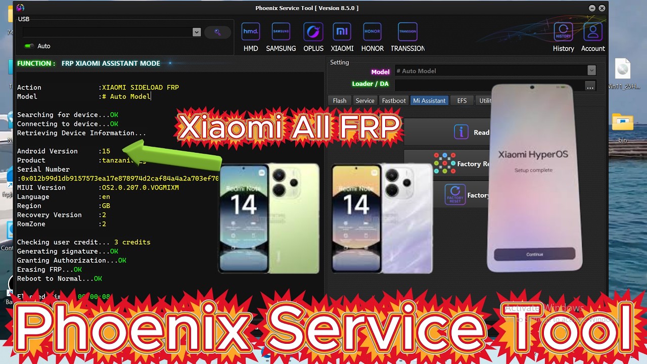 REDMI ALLFRP ONLINE TOOL