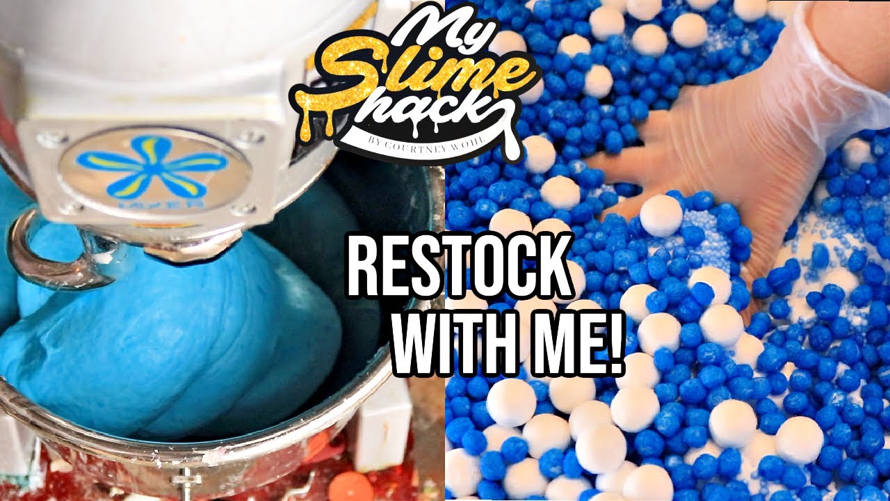 RESTOCK MY SLIME SHOP WITH ME! MySlimeShack