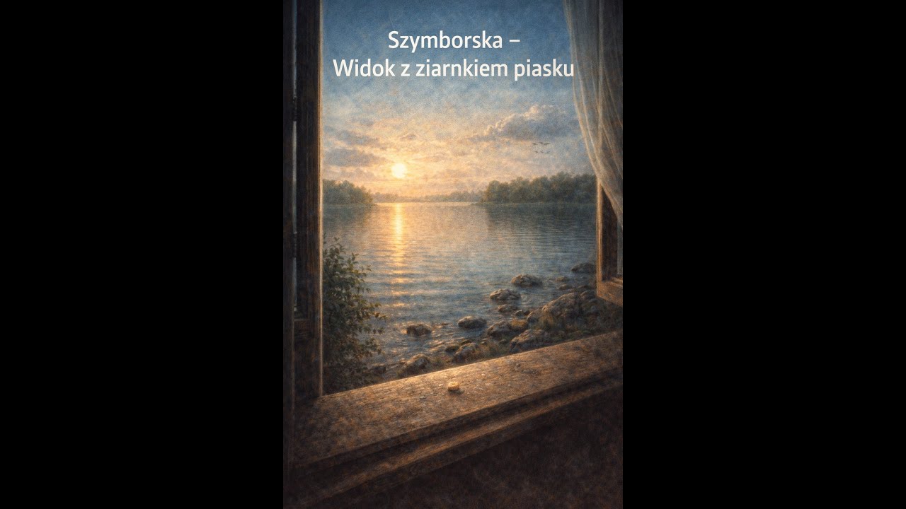 Rezonator - Szymborska: Widok z ziarnkiem piasku