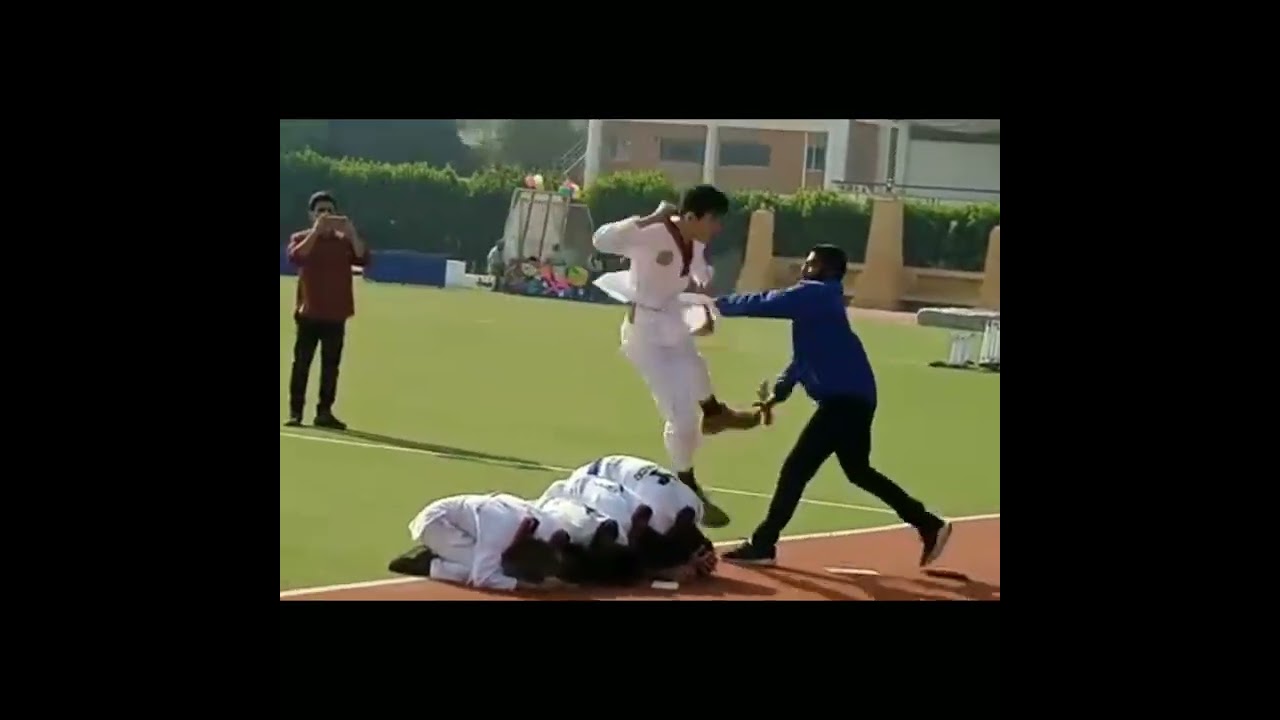 Habib Public School Sports Day 2021-22 Taekwondo Demonstration #habibpublic #taekwondo