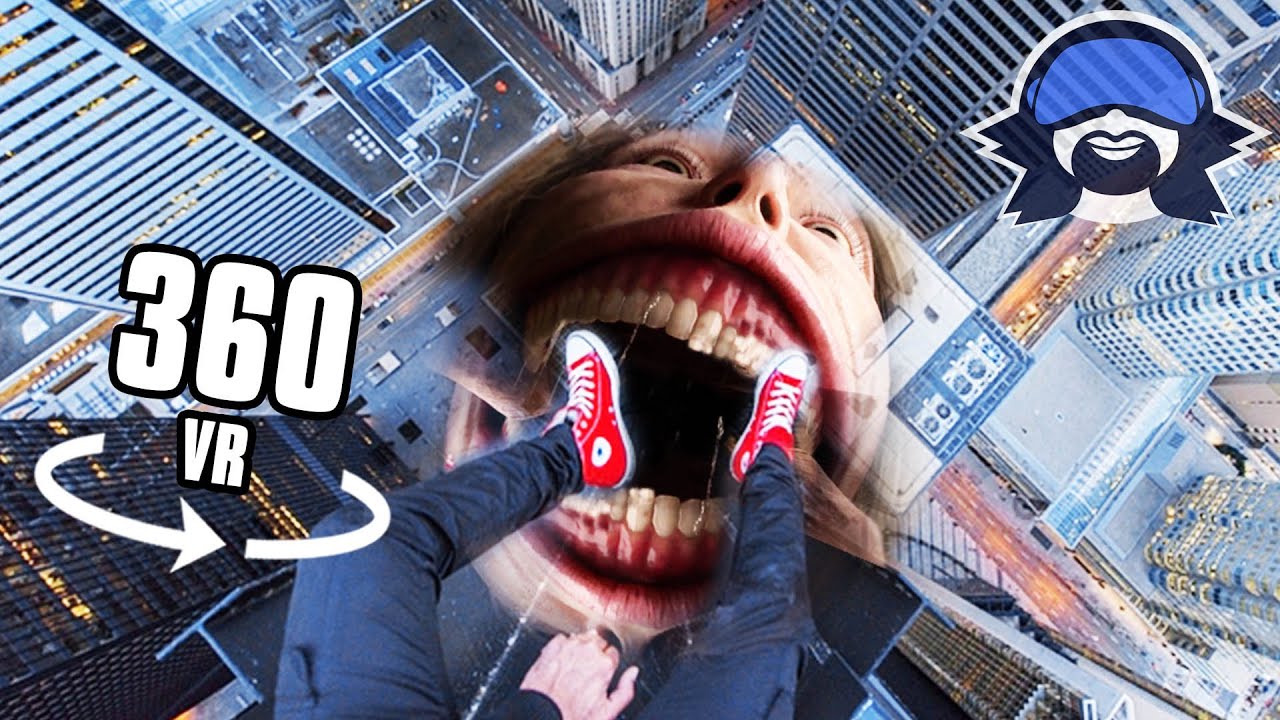 360&deg; FEAR OF HEIGHTS! FALL AND TITAN EATS YOU! VR Experience