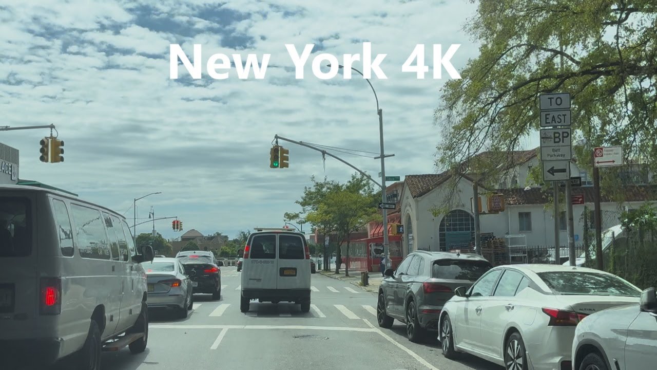 4K New York - Driving tour of Brooklyn (  Street #22 )