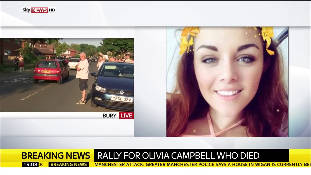 Manchester Attack: Rally for Olivia Campbell